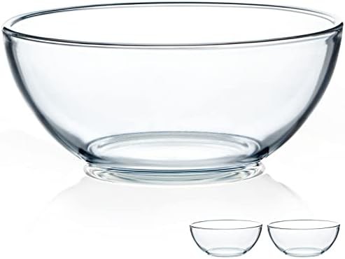 Medium Tempered Glass Serving Bowls