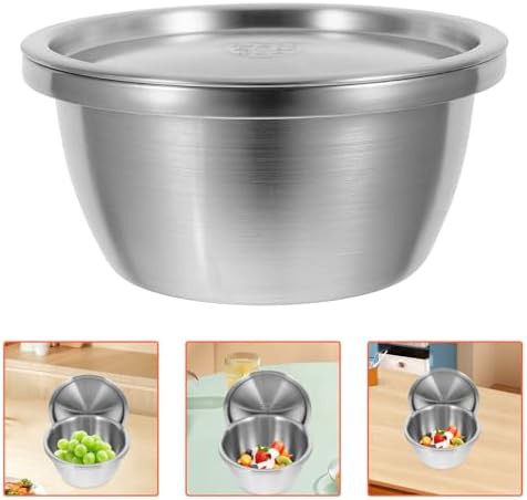 Stainless steel lidded meal prep bowl — photo 4