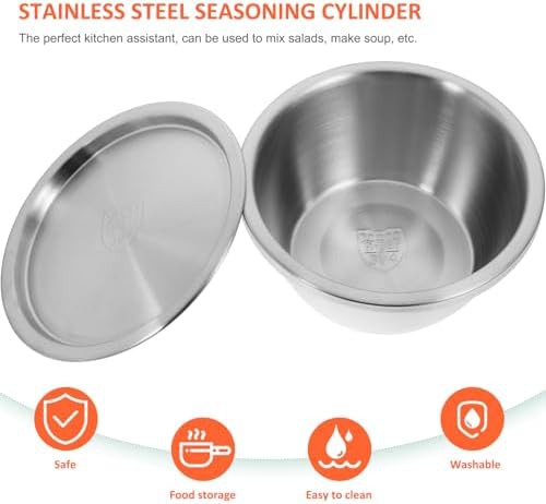 Stainless steel lidded meal prep bowl — photo 5