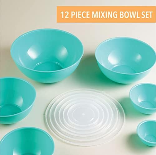 Plastic nesting bowls with airtight lids — photo 5