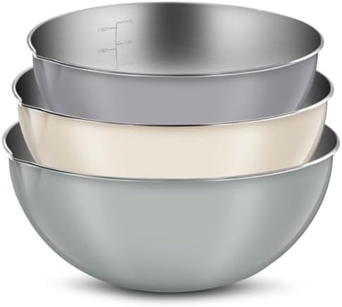 3-piece stainless steel nesting mixing bowl set