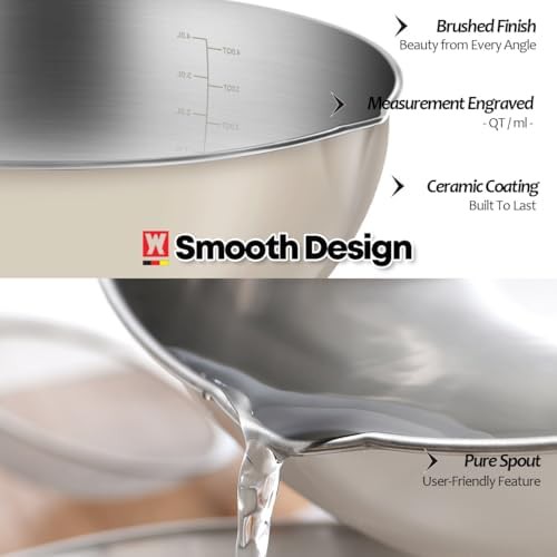 3-piece stainless steel nesting mixing bowl set — photo 5