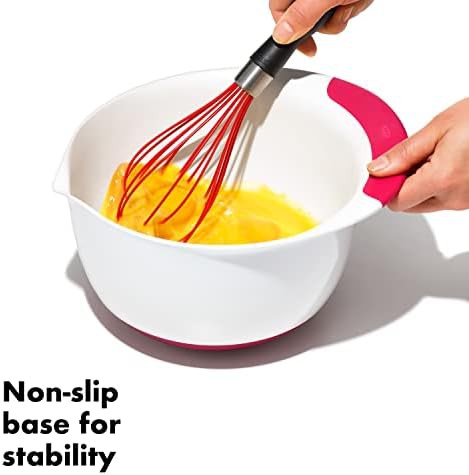 Blueberry Plastic Three Piece Mixing Bowl Set — photo 4