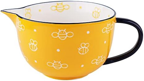 Cute bee pattern ceramic mixing bowl