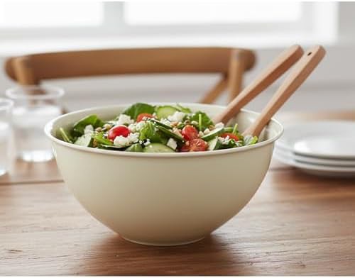 Large plastic mixing and serving bowls four pack — photo 4