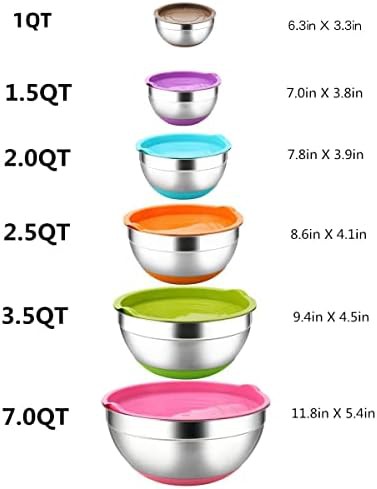 Colorful silicone flat base bowls — photo 4