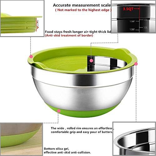 Colorful silicone flat base bowls — photo 5
