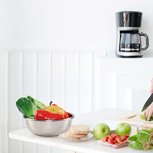 Flat base nesting stainless steel prep bowls — photo 4
