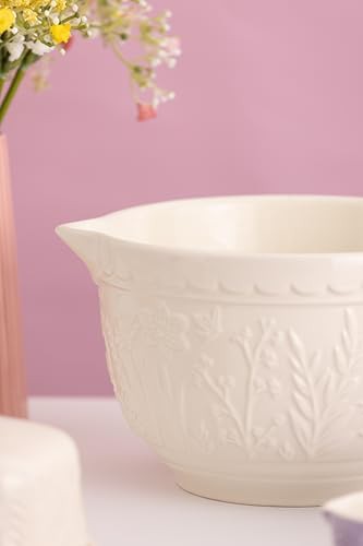 Meadow floral ceramic batter bowl with spout — photo 5