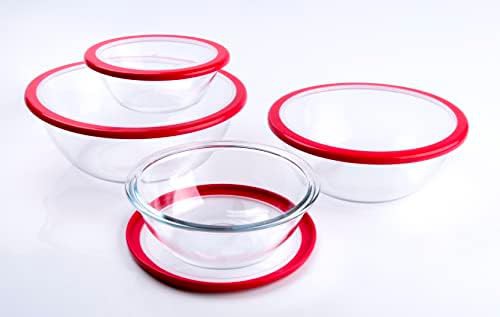 Glass salad and oven bowl set — photo 4