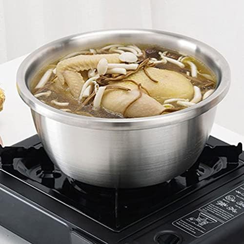 Stainless steel prep bowl with spoon rest — photo 3
