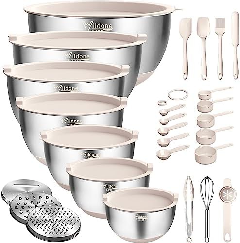 Nesting Meal Prep Bowls with Airtight Lids