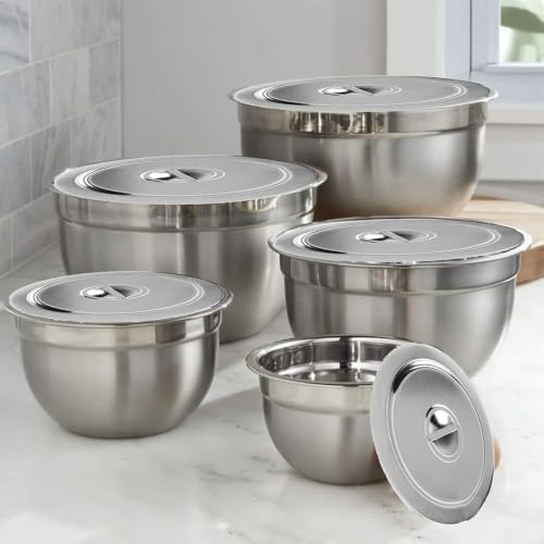 Delux stainless steel German bowl set