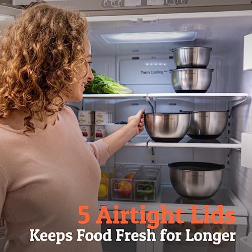 Blue silicone base meal prep bowls — photo 4