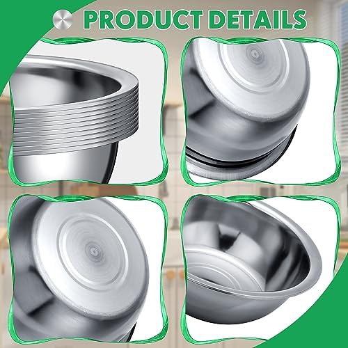 Pinkunn stainless steel bulk mixing bowl 10.2 inch — photo 3