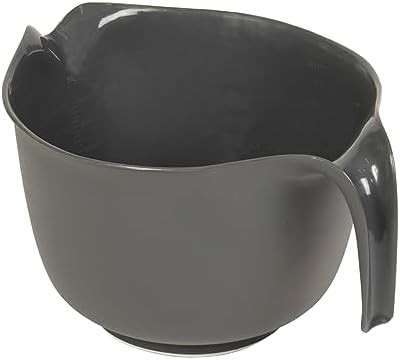 Glad grey plastic bowl with pour spout — photo 5