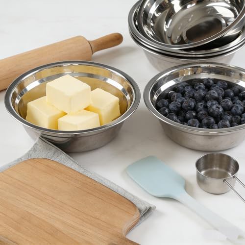 Stainless Steel Meal Prep Nesting Bowls — photo 4