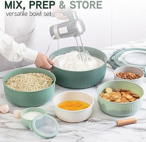 Sage plastic deep nesting mixing bowl — photo 4