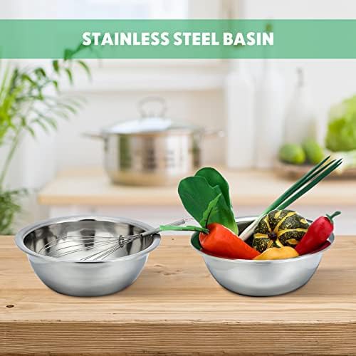 Pinkunn stainless steel meal prep mixing bowl — photo 5
