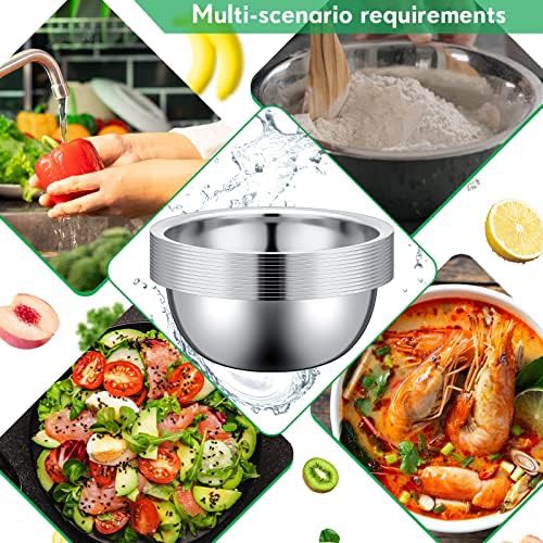 Pinkunn large stainless steel mixing bowl 12.6 inch — photo 4