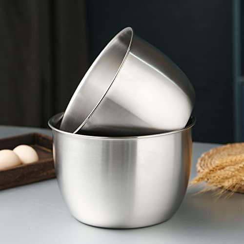 Deep anti-flying stainless steel mixing bowl — photo 5