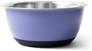 Large Purple Stainless Steel Dough Bowl