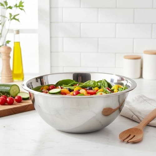 Stainless steel 5-piece mixing bowl set — photo 4