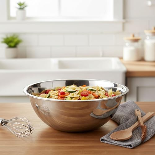 Stainless steel 5-piece mixing bowl set — photo 5