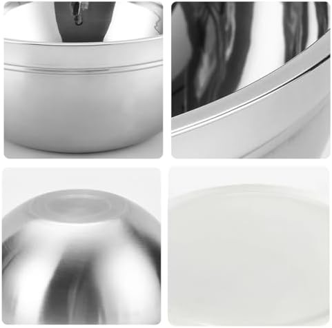 Stainless steel mixing bowl set with lid — photo 5