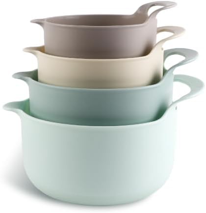 Ombre mint plastic pour spout mixing bowl
