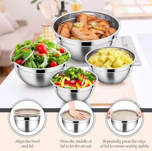 Six Piece Nesting Mixing and Salad Bowls — photo 5