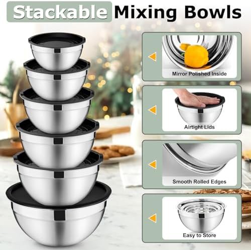 Black nesting bowls with grater attachments — photo 5