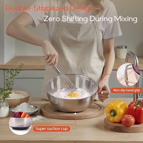 Extra Large Black Suction Mixing Bowl — photo 3