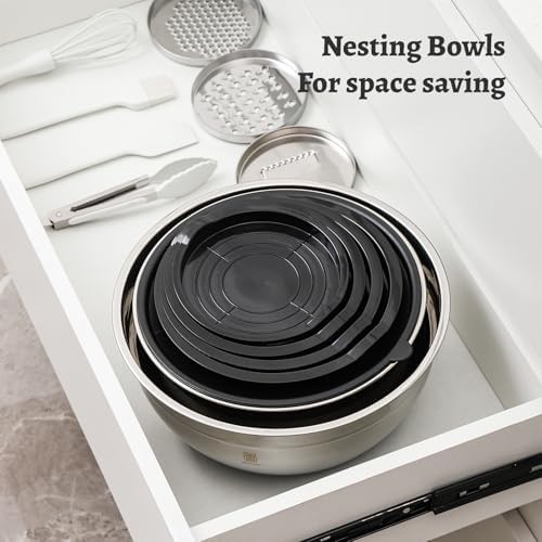 Nineteen piece nesting set with silicone base — photo 4