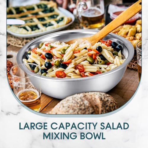 Extra large 16 quart stainless steel bowls — photo 5
