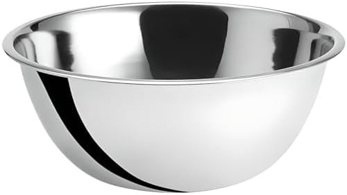 Single Eight Quart Stainless Mixing Bowl