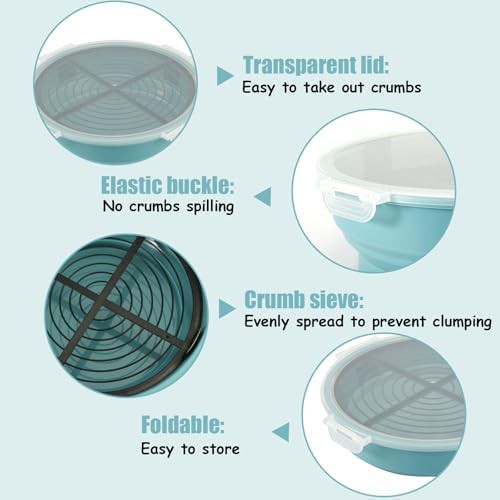 Silicone collapsible breading and shaker bowl — photo 4