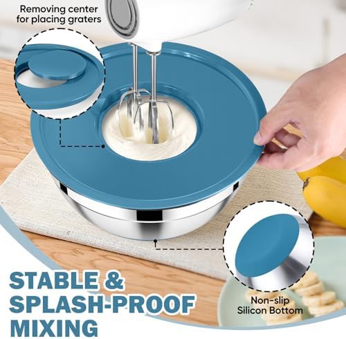 Blue twenty five piece grater attachment set — photo 4
