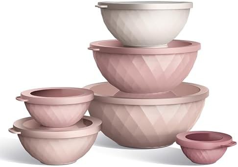 Pink diamond airtight lid prep bowl set — photo 4