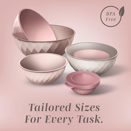 Pink diamond airtight lid prep bowl set — photo 5