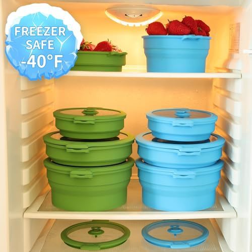 Collapsible Silicone Steamer and Mixing Bowls — photo 4