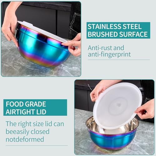 Multicolor six piece meal prep set — photo 3