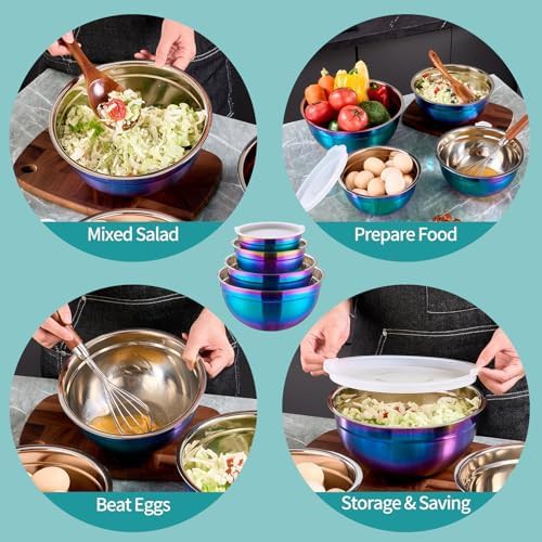 Multicolor six piece meal prep set — photo 4