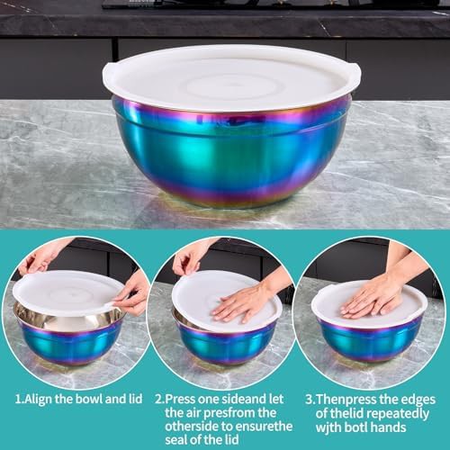 Multicolor six piece meal prep set — photo 5