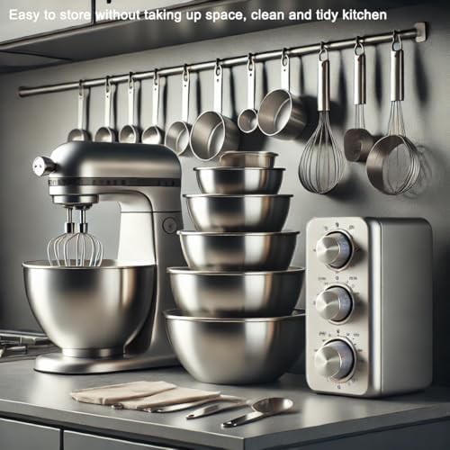 Nesting bowls and electric hand mixer set — photo 3