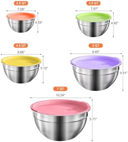 Nesting bowls and electric hand mixer set — photo 5