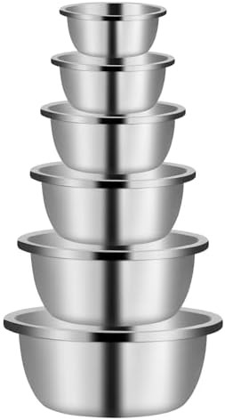 Metal meal prep bowls with flat base — photo 4