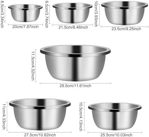 Metal meal prep bowls with flat base — photo 5