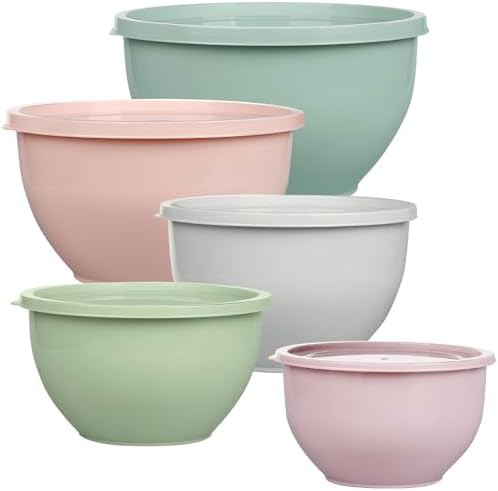Microwave Safe Plastic Serving and Mixing Bowls