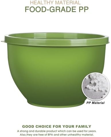 Five Piece Plastic Nesting Prep Bowls — photo 5